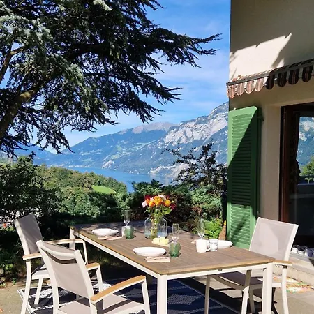 Swiss Mountains, Romantic, Heidiland, And Via Gondola Dom wakacyjny Quarten