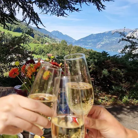 Swiss Mountains, Romantic, Heidiland, And Via Gondola Dom wakacyjny Quarten