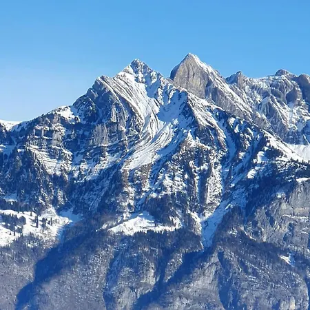 Swiss Mountains, Romantic, Heidiland, And Via Gondola Quarten
