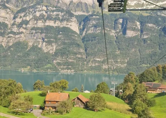 Swiss Mountains, Romantic, Heidiland, And Via Gondola بيت للعطل *