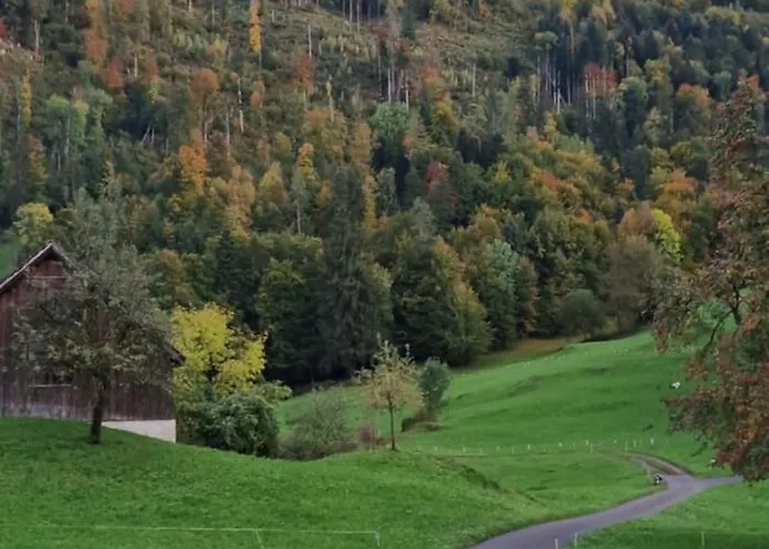 بيت للعطل Swiss Mountains, Romantic, Heidiland, And Via Gondola Quarten