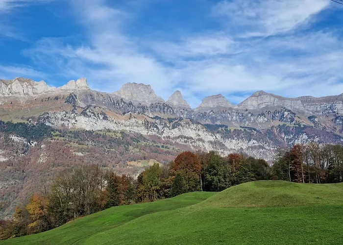 Swiss Mountains, Romantic, Heidiland, And Via Gondola *