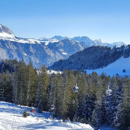 Swiss Mountains, Romantic, Heidiland, And Via Gondola Tatil Evi Quarten